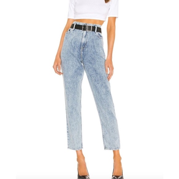 GRLFRND Denim - GRLFRND Teagan High-Rise Straight Jeans Color Please
Me